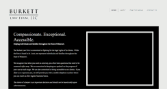 Desktop Screenshot of burkettfirm.com